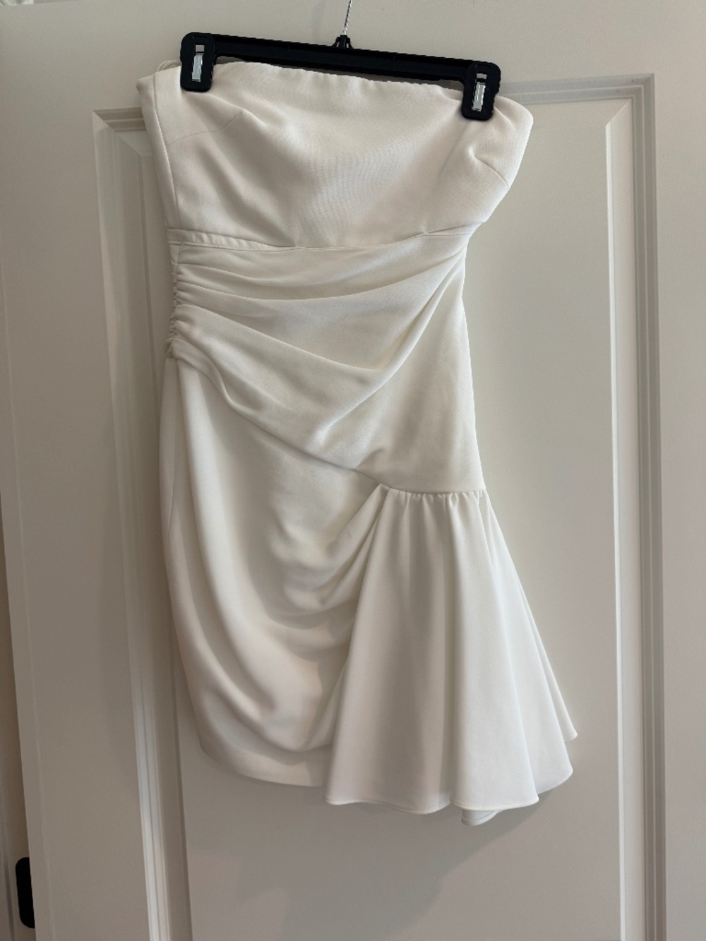 Cinq A Sept White A-symmetrical Dress